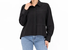 شومیز کراپ باکسی وارداتی کد 359