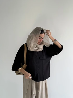 شومیز جیب دکمه
