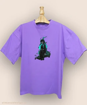 تیشرت لش مردانه و زنانه طرح شیطان کش شخصیت موییچیرو کد 980