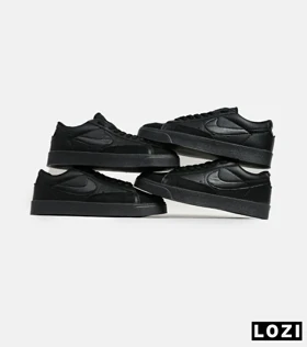 کفش نایک مردانه و زنانه مشکی Nike Blazer Low 77