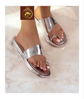 صندل انگشتی زنانه تابستانه ورنی