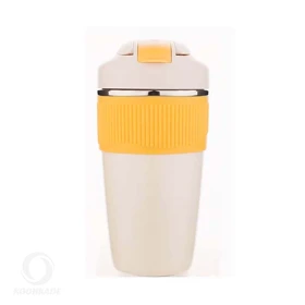 تراول ماگ 480ML دور سیلیکونی AHHUAT (کرم)