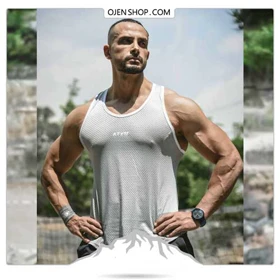 تاپ ورزشی مردانه سوزنی ATOM