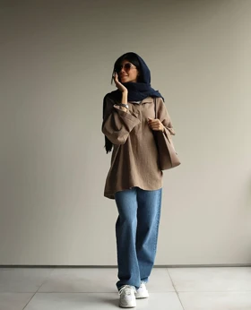 شومیز دو دکمه luna