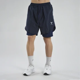 شلوارک کشاله دار ورزشی مردانه آندر آرمور مدل 4H0218 سرمه ای