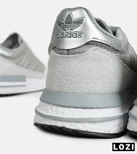 کفش کتانی مردانه طوسی نقره ای ADIDAS ZX 500