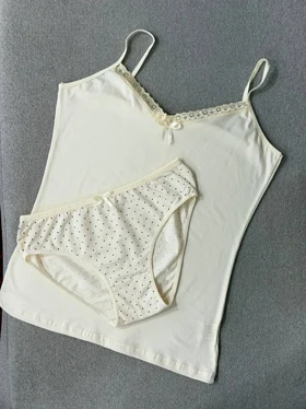 ست تاپ و شورتک زنانه آیسو شیده