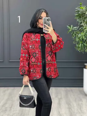 مانتو طرح دار سنتی