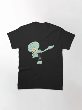 تیشرت Spongebob تیشرت باب اسفنجی طرح Squidward dab