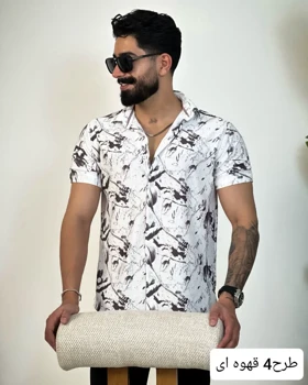 پیراهن مردانه طرح دار نوردخت_کد4440