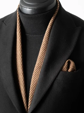 شالگردن و پوشت قهوه‌ای جناقی s235