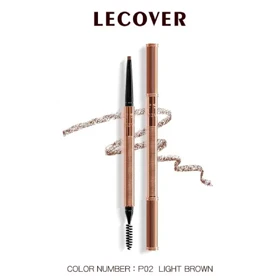 مداد ابرو ضدحساسیت و پررنگ لیکاور Lecover (Light Brown-02)
