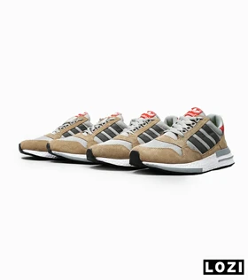 کفش کتانی مردانه کرم ADIDAS ZX 500