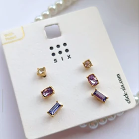 پک گوشواره بنفش