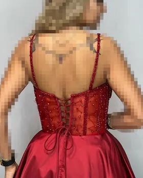 پیراهن ماکسی تافته