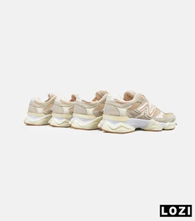 کفش کتانی زنانه طوسی گلبهی NEW BALANCE 9060 مدل 4668