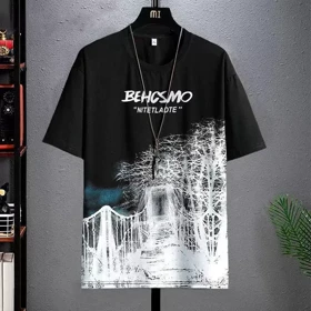 تیشرت آستین کوتاه باکسی