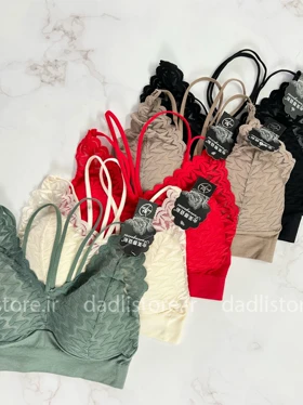نیم‌تنه گیپور کاپ‌دار پوش آپدار هارنس دار