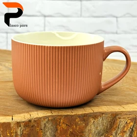 لیوان بزرگ دسته دار سوپ