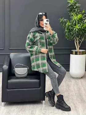 شکت چهارخونه تک جیب پاکتی