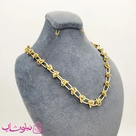 نیم ست زنانه با زنجیر طرح گره