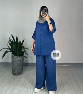 ست مانتو شلوار هلیا 1