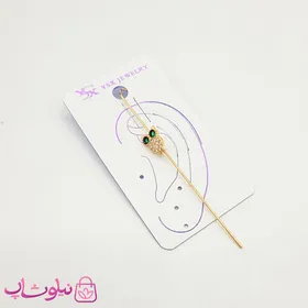 گوشواره کراس YSX مدل جغد طلایی