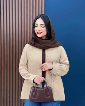 شومیز آستین بندی
