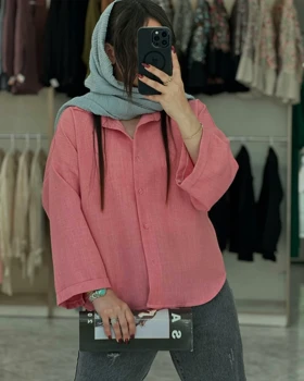 شومیز آستین پاکتی