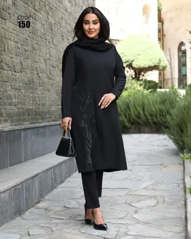 مانتو مجلسی گلدوزی کد 150