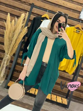 مانتو پانچ بغل دکمه بابوس