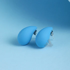 گوشواره اشکی زنانه Teardrop Earrings S (آبی)