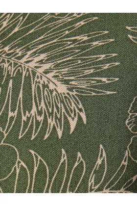 پیراهن تابستانی آستین کوتاه ترکیبی از ویسکوز دکمه دار گل‌دار 4SAM60003HW