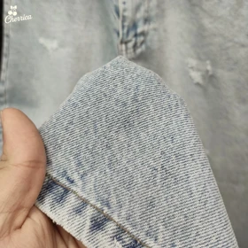 شلوار جین زنانه واید یخی کد 55