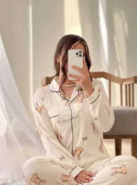 لباس خواب خرگوش پاپیونی🐇🎀
