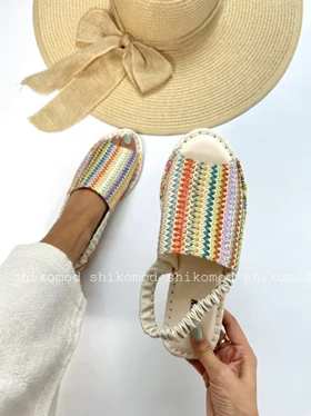 صندل پشت کش حصیری 2245