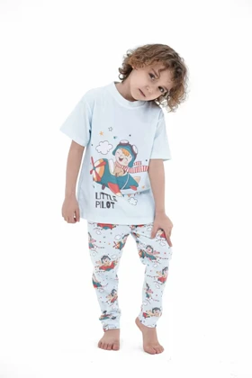 تیشرت شلوار بچگانه خلبان کوچولو