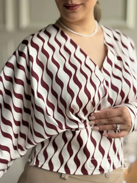 کراپ ساتن یقه هفت