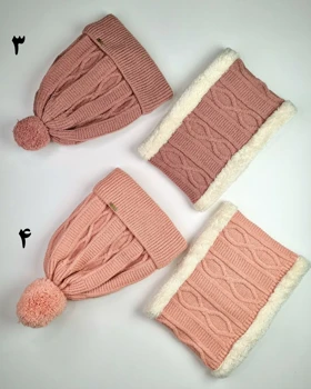 شال و کلاه گردنی توخز سیلکا طرح متین