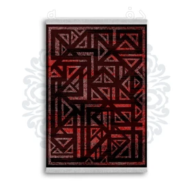 فرشینه از جنس پارچه هازان مخمل ترک طرح سنتی و مدرن برند دفه کد DAMG222