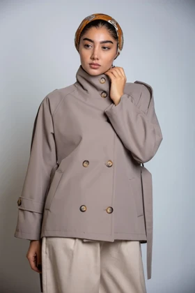 بارانی سانتانا دوبل تایسیر (کرم)