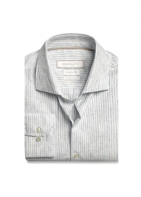 پیراهن راه راه لینن 2610104