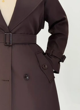 3575-بارانی آستردار شیما