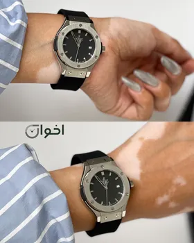 ساعت هابلوت اصلی بند رابر صفحه ساده(بیگ‌بنگ)