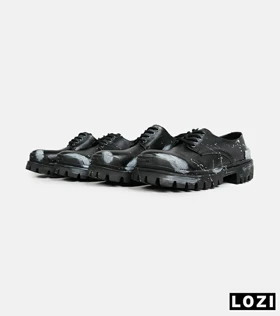 کفش مردانه لوفر مشکی BALENCIAGA