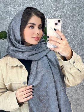 شال مخمل تدی ال وی پوم دار کد 931