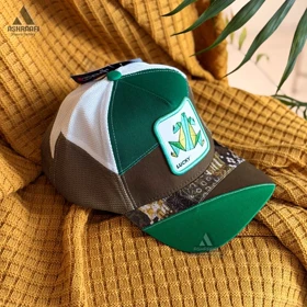 کلاه گورین طرح دار Trucker Cap HA136 (سبز)