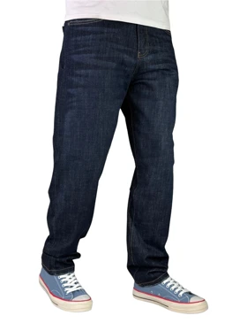 شلوار جین مردانه مام کپ بگ استایل قواره بزرگ رنگ سرمه ای کد 00348