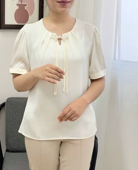 شومیز ساتن کریشه کد 3452