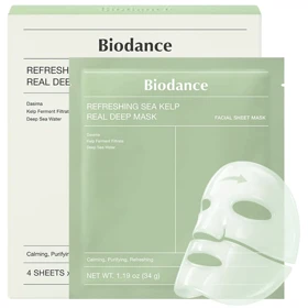 ماسک ورقه ای بایودنس Biodance مدل Sea Kelp با بافت هیدروژلی